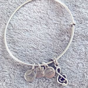 Alex and Ani Music Note charm bangle